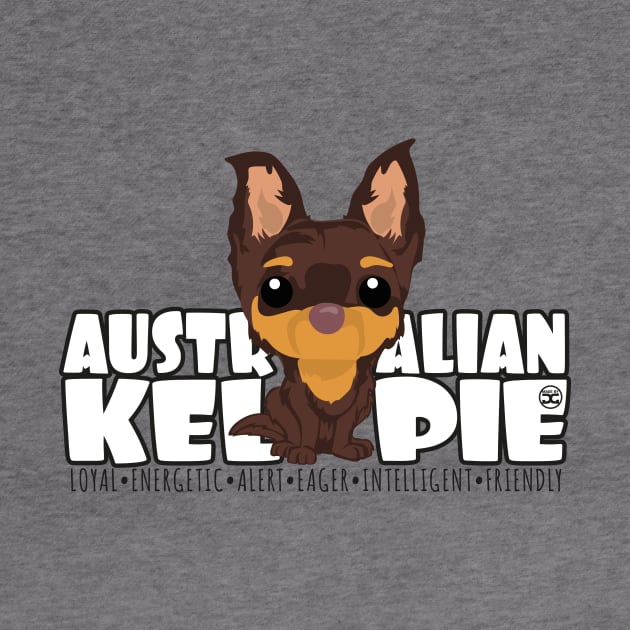 Kelpie - DGBigHead by DoggyGraphics